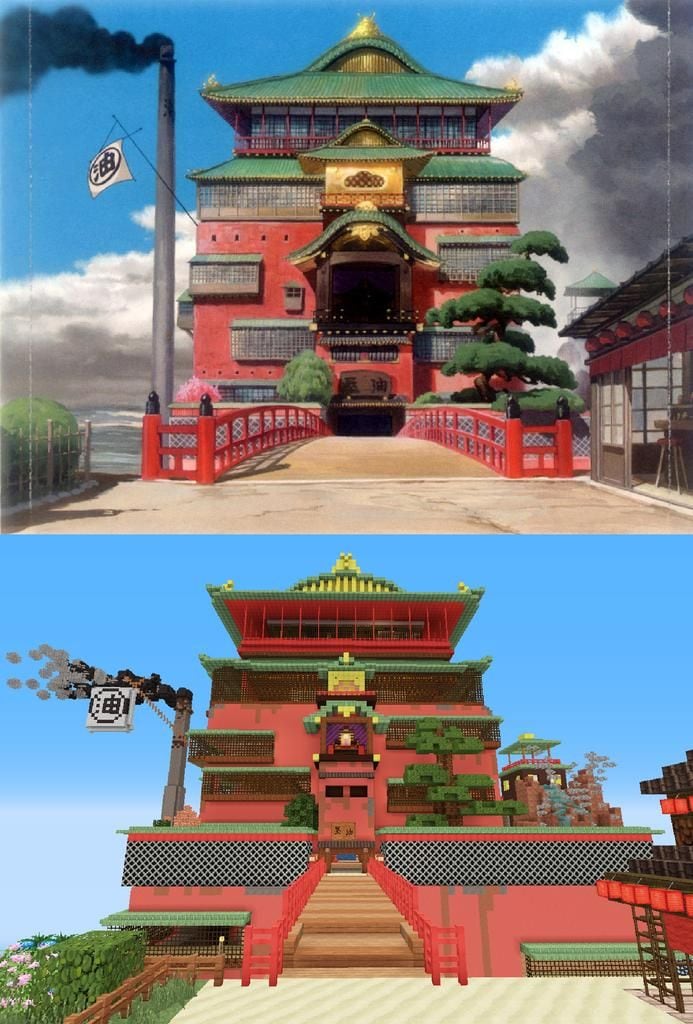 Pixelated Anime Fantasy Recreations