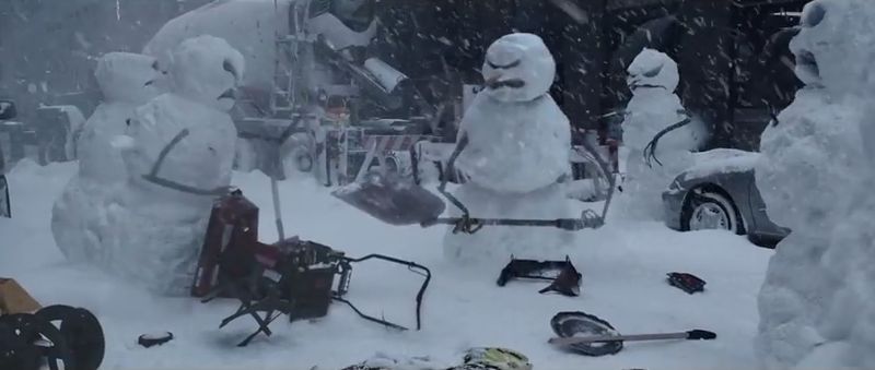 Enraged Snowmen Car Ads