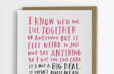 Awkwardly Rambling Romantic Cards