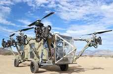Flying Military Hybrid Vehicles