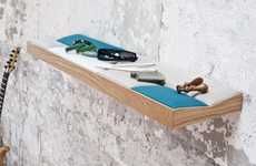 Practical Cushioned Shelves