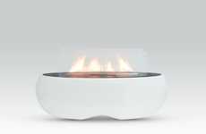 Sleek Sci-Fi Fireplaces