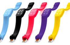 Sleek USB-Enabled Timepieces
