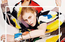 Artistically Vibrant Fashion Ads