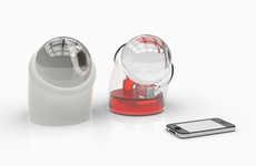 Spherical Solar-Powered Chargers