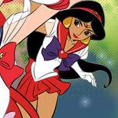 Anime-Ispired Disney Art Image 4