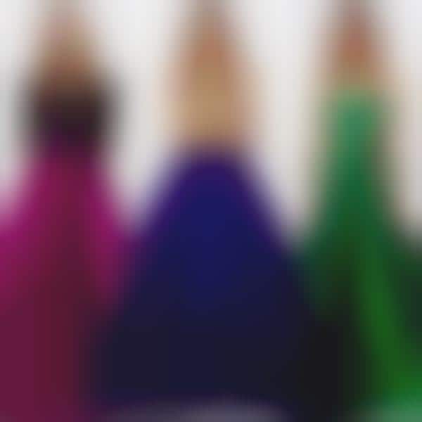 Vibrant Jewel-Toned Gowns