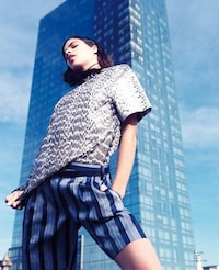 Urban Patterned Fashion Image 5