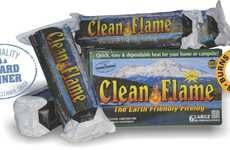 Sustainable Clean-Burning Logs