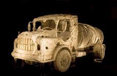 Skeletal Automotive Sculptures