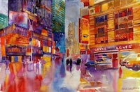 Wondrous Watercolor Cityscapes Image 2