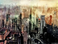 Wondrous Watercolor Cityscapes Image 4