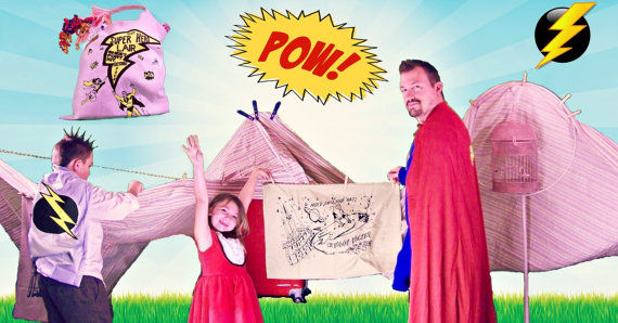 Super Hero-Inspired Forts