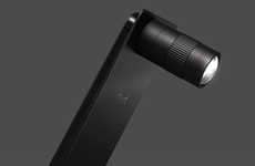 Sleek Camera Lens Lighting