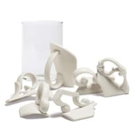 Glassy Porcelain Baroque Mugs Image 2