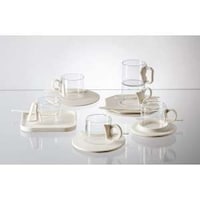 Glassy Porcelain Baroque Mugs Image 3