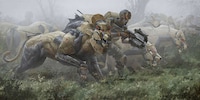 Giant Mechanical Animal Art Image 4