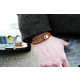 Custom Leather Denim Bracelets Image 2