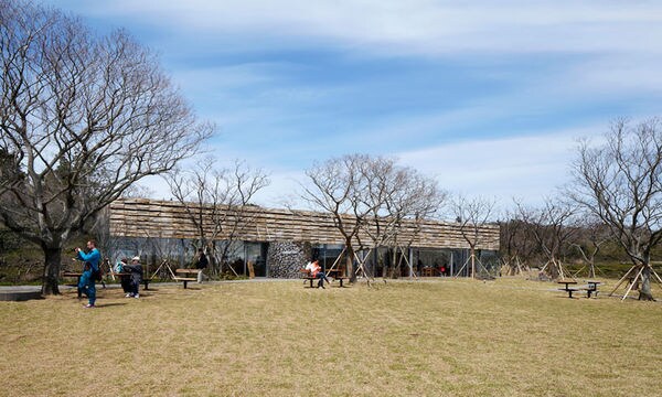 Black Cement-Inspired Teahouses