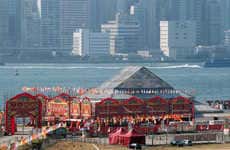 Pop-Up Bamboo Theaters