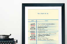 Romantic Personal History Cards