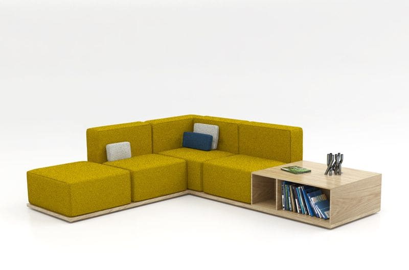 Cubby-Integrated Couches