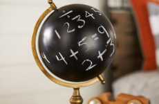 Educational Chalkboard Globes