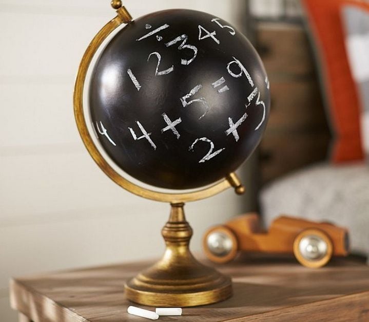 Educational Chalkboard Globes