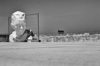 Giant Geometric Head Sculptures Image 2