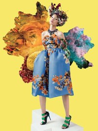 Exploding Botanical Fashion Ads Image 2