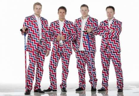 Loudly Patterned Olympic Gear