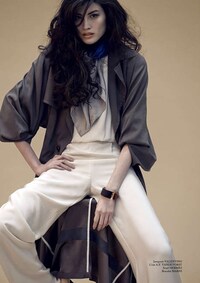 Contemporary Couture Coat Photography Image 2