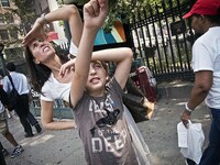 Tragic Landmark Tourist Portraits Image 4
