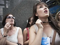 Tragic Landmark Tourist Portraits Image 5
