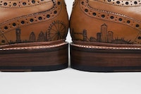 Hipster Tattooed Leather Footwear Image 3