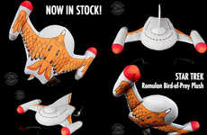 Villainous Spaceship Plushes