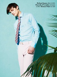 Pastel Menswear Shoots Image 3