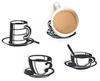 Doodled Mug Mats Image 2