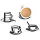 Doodled Mug Mats Image 2