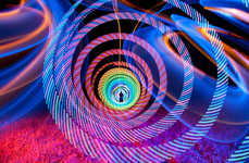 Kaleidoscopic Light Paintings