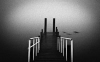 Evocative Grayscale Landscapes Image 4