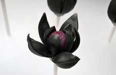 Inflatable 3D-Printed Flowers