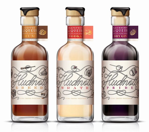 Nautical Sinful Spirit Packaging
