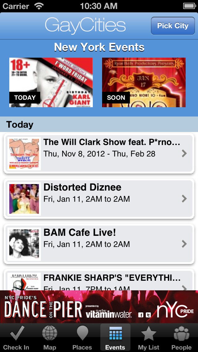LGBT Event Exploration Apps