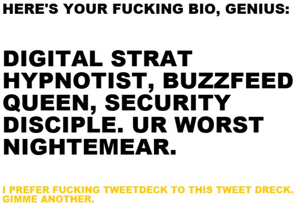 Sassy Twitter Bio Generators Image 2