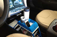 Uniquely Molded Cup-Holders
