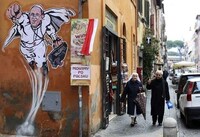 Heroic Papal Graffiti Image 5