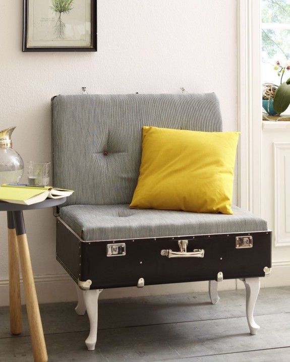 Upcycled Luggage Seats
