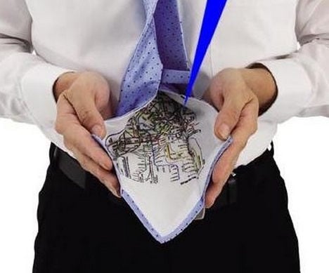 Navigation Aiding Neckties