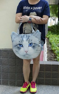 Collosal Feline Printed Totes Image 2